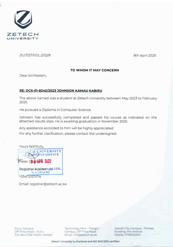 Diploma in Computer Science